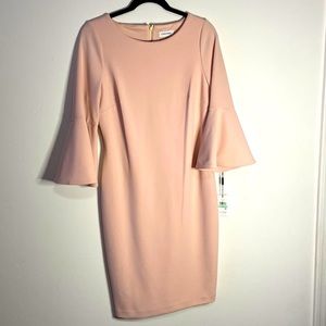 Brand new Calvin Klein dress tags and place size 8 gorgeous blush color